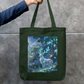 Peaceful Forest Tote Bag Zipper Tote Bag by @rd_digital_store