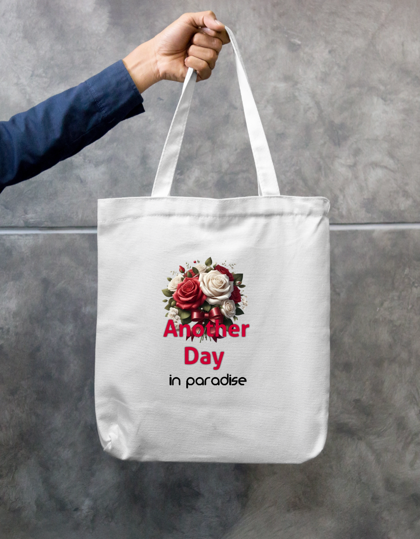 Another Day In Paradise bags Zipper Tote Bag by Kumar Thakur 