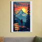 Hindi inspirational poster "ऊंचाई मेरा लक्ष्य है" 20"x30" Canvas Poster by Kumar Thakur 