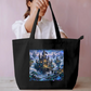 Floating Dragon Castle Tote Bag Everyday Large Tote Bag by @rd_digital_store