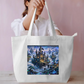 Floating Dragon Castle Tote Bag Everyday Large Tote Bag by @rd_digital_store