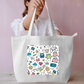 Doodle Tote Bag Everyday Large Tote Bag by @rd_digital_store