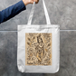 Krishna with flute Tote Bag Zipper Tote Bag by @rd_digital_store