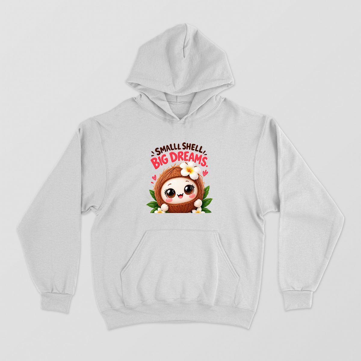 Kawaii Coconut Shirt Unisex Hoodie by @insightinspring