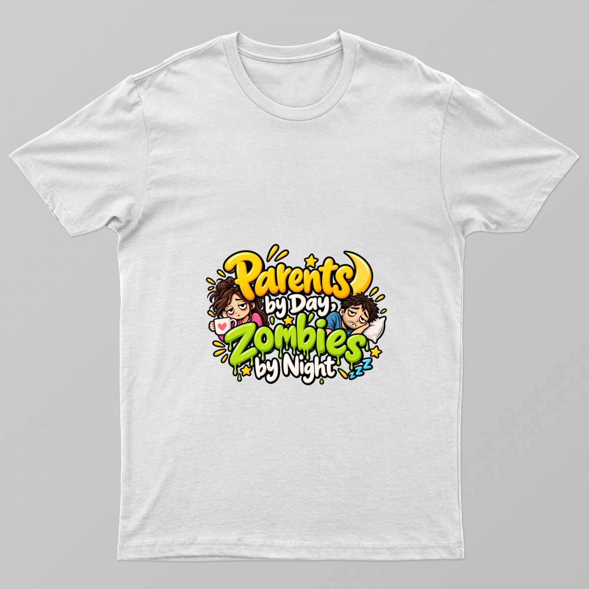 Parents by day Zombies by night Unisex T-shirt by @shodee_designs