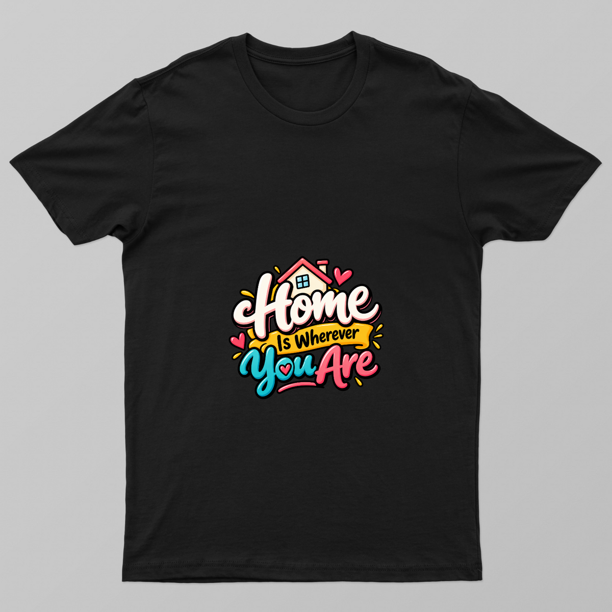 Home is wherever you are Unisex T-shirt by @shodee_designs