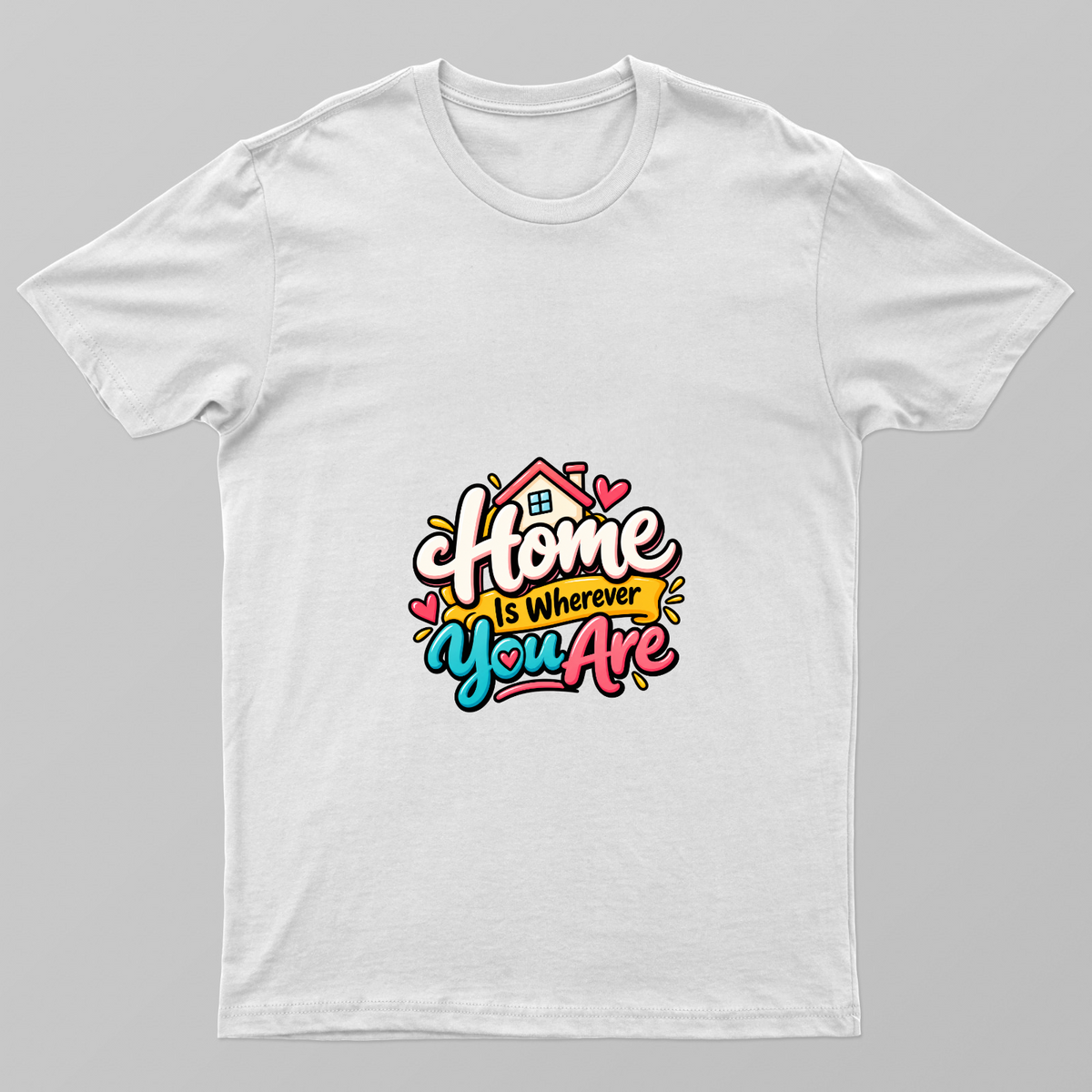 Home is wherever you are Unisex T-shirt by @shodee_designs