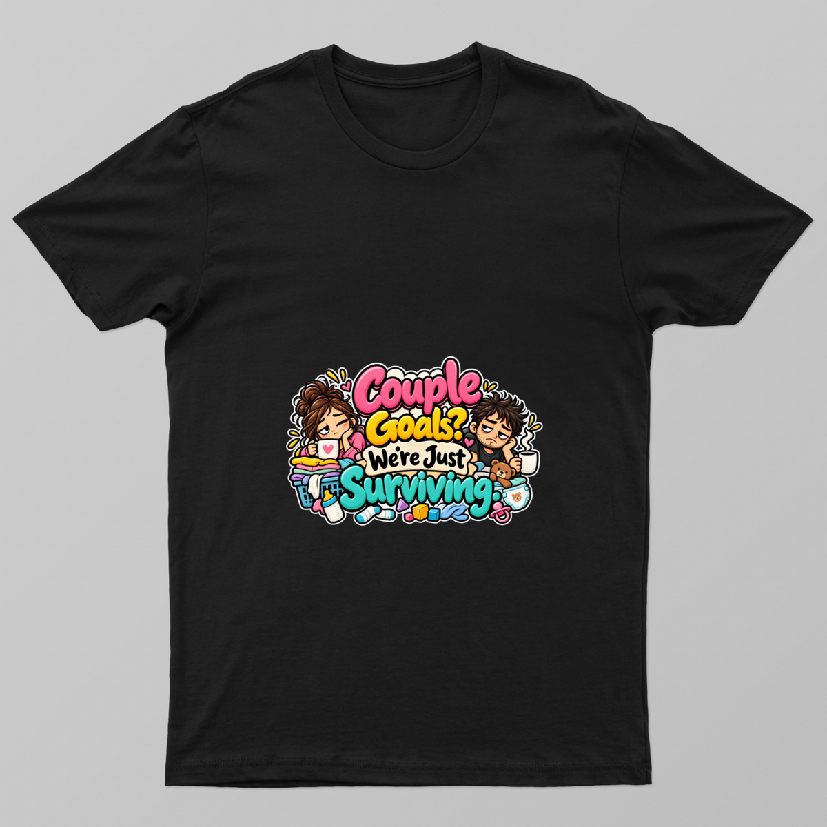 Couple Goals Unisex T-shirt by @shodee_designs