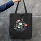 Wildflower Soul Cute Boho Floral Botanical Aesthetic Zipper Tote Bag Zipper Tote Bag by SeJaa_Studio