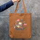 Wildflower Soul Cute Boho Floral Botanical Aesthetic Zipper Tote Bag Zipper Tote Bag by SeJaa_Studio