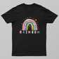 Pastel Rainbow and Stars Whimsical Cute Kids and Toddler T-Shirt Unisex T-shirt by SeJaa_Studio