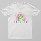 Pastel Rainbow and Stars Whimsical Cute Kids and Toddler T-Shirt Unisex T-shirt by SeJaa_Studio