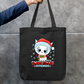 Cute Christmas Kitten – Christmas Cuteness Zipper Tote Bag by GV Creations