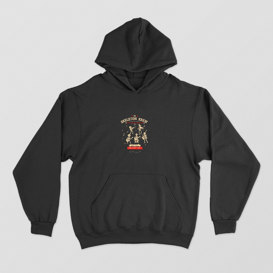 Skeleton Band Halloween Music – The Skeleton Krew Unisex Hoodie by GV Creations