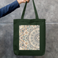 Mandala Tote Bag Zipper Tote Bag by @rd_digital_store