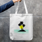 Golden Hour Paradise Tote Bag Zipper Tote Bag by JM arts