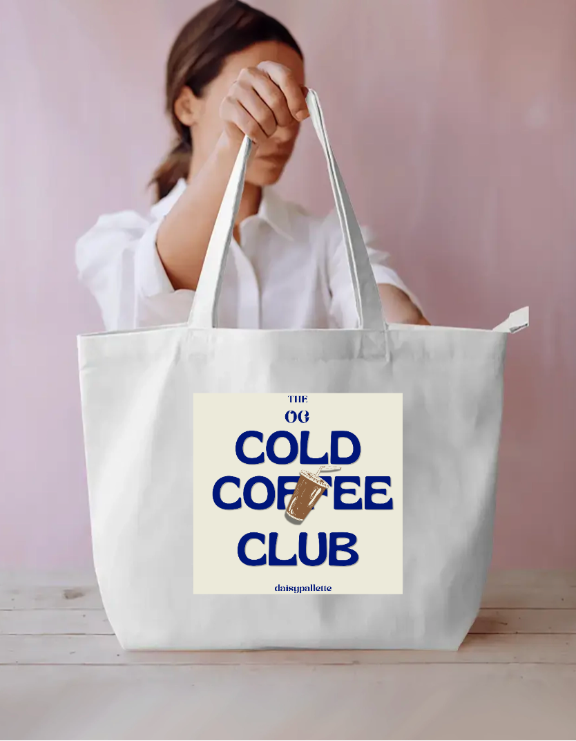 Coffeeaholic collections Everyday Large Tote Bag by @daisypallette
