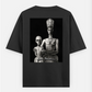 AH Gothic Pope Saviour Shirt Oversized T-shirt (Back print) by @alex_hauhulh