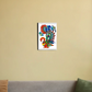 The Artsy Elephant - Indian Peacock Motif 8"x12" Canvas Poster by @theartsyelephant