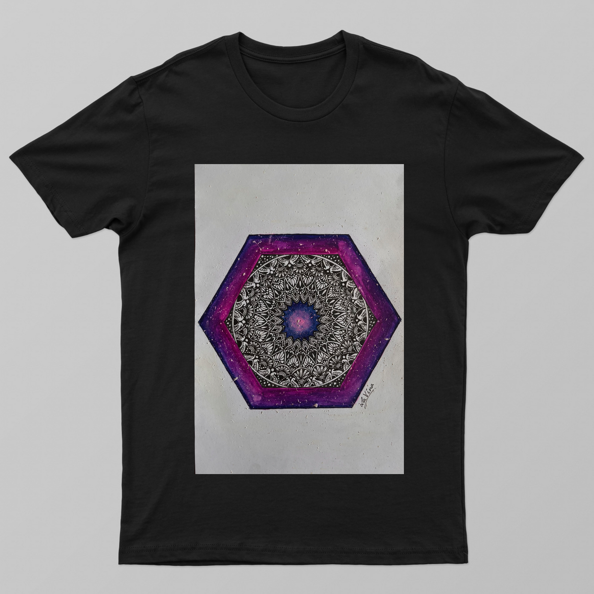 Magnetic Galaxy Unisex T-shirt by @arty_lav
