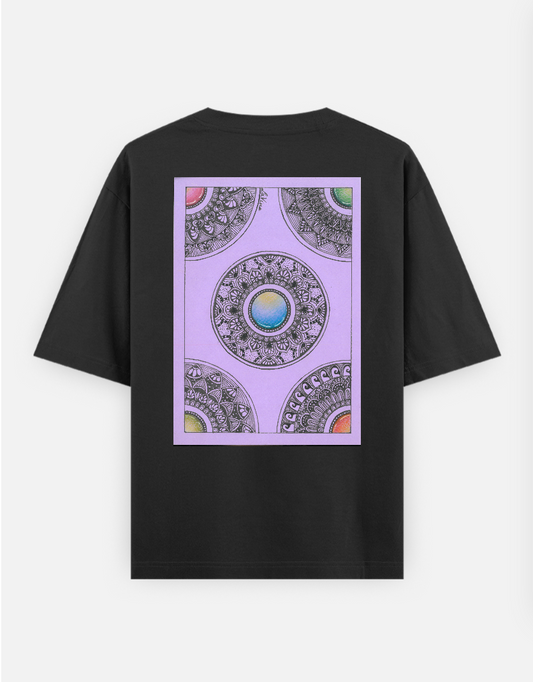 Gems allure Oversized T-shirt (Back print) by @arty_lav