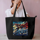 Caped Hero Tote Bag Everyday Large Tote Bag by @rd_digital_store