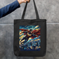 Caped Hero Tote Bag Zipper Tote Bag by @rd_digital_store