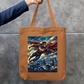 Caped Hero Tote Bag Zipper Tote Bag by @rd_digital_store