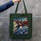 Caped Hero Tote Bag Zipper Tote Bag by @rd_digital_store