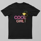 Cool Girl Shirt - Trendy Pink & Gold Heart Balloon Graphic Tee Unisex T-shirt by SeJaa_Studio