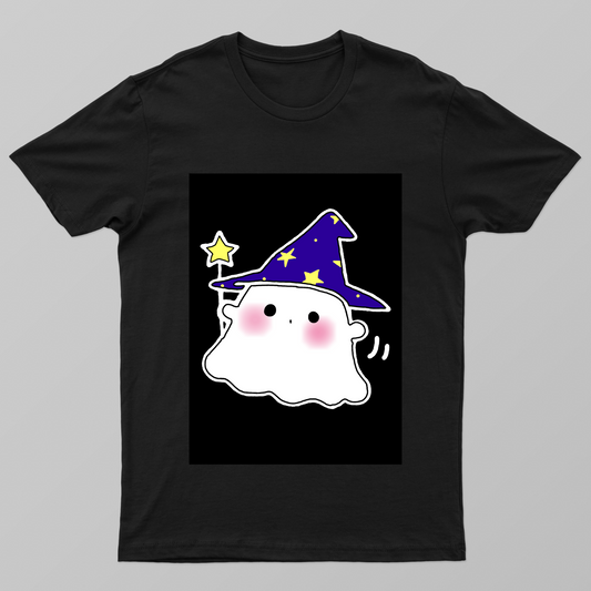 Spooky and cute black t-shirt Unisex T-shirt by DIKSHA KUMARI