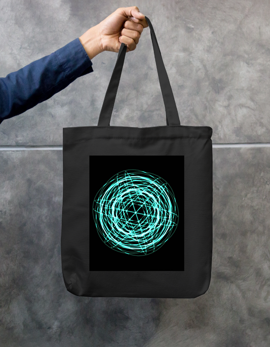 Orbs Zipper Tote Bag by @liminalart._