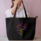 Floral Design Tote Bag Everyday Large Tote Bag by @liminalart._