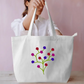 Floral Design Tote Bag Everyday Large Tote Bag by @liminalart._