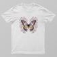 Aesthetic Pastel Butterfly & Floral Garden T-Shirt Unisex T-shirt by SeJaa_Studio