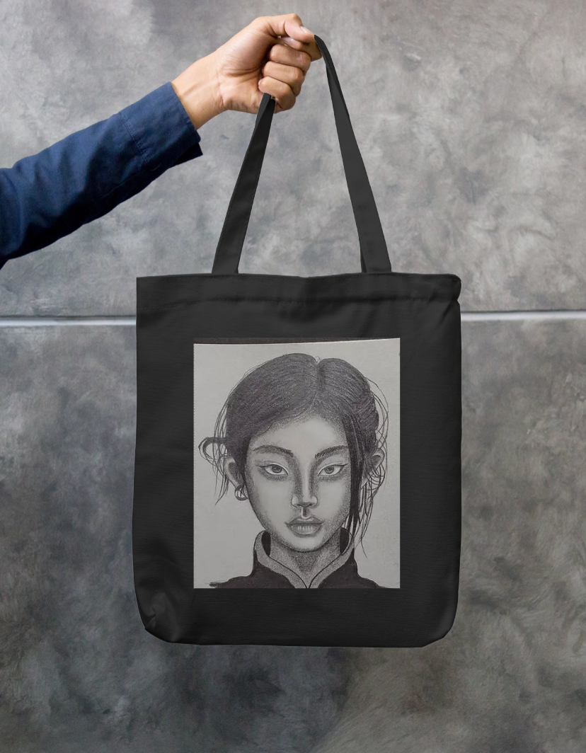 Artistic Zipper Tote Bag by @naman_sichisow