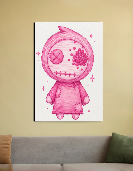 Artistic+pink 20"x30" Canvas Poster by @naman_sichisow