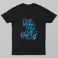 Digital Glitch typography Unisex T-shirt by JM arts