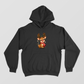 Festive Sparkle Reindeer Hoodie Unisex Hoodie by SeJaa_Studio