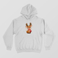 Festive Sparkle Reindeer Hoodie Unisex Hoodie by SeJaa_Studio