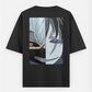 Two Dangerous faces Oversized T-shirt (Back print) by @adpainuly