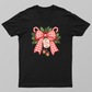 Vintage Red Gingham Merry Christmas Bow T-Shirt Unisex T-shirt by SeJaa_Studio