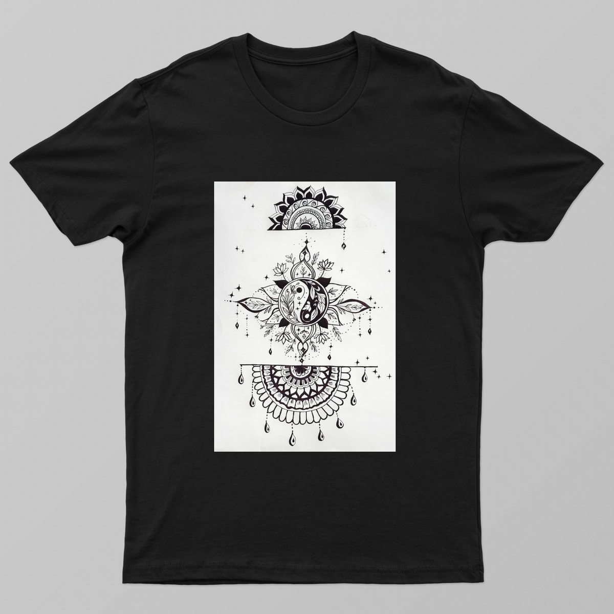 Yinyang Unisex T-shirt by @theciphermoon