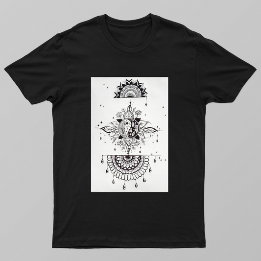 Yinyang Unisex T-shirt by @theciphermoon