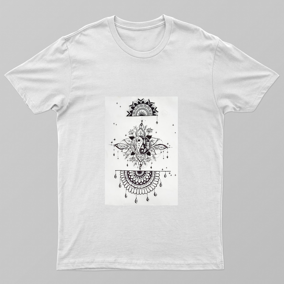 Yinyang Unisex T-shirt by @theciphermoon