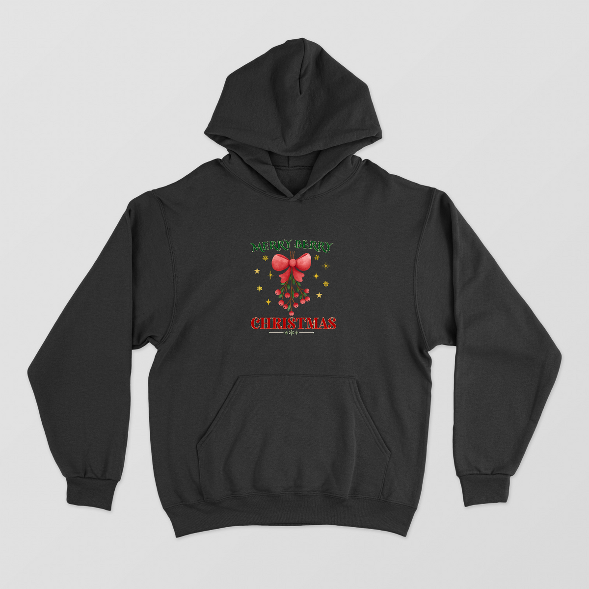 Merry Berry Christmas – Cute Berry Christmas Design Unisex Hoodie by GV Creations
