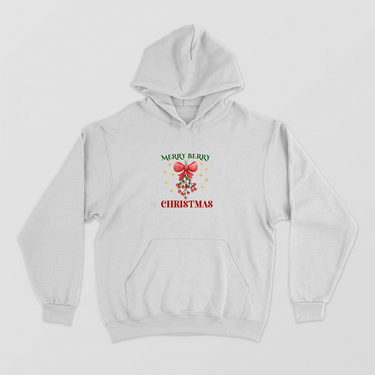 Merry Berry Christmas – Cute Berry Christmas Design Unisex Hoodie by GV Creations