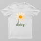 Cute Daisy Flower T-Shirt | Retro Botanical Floral Graphic Tee Unisex T-shirt by SeJaa_Studio