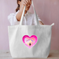 Heart Design - Moonlight Magic Everyday Large Tote Bag by GV Creations