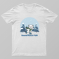 Snow Much Fun Cute Ice Skating Polar Bear Winter T-Shirt Unisex T-shirt by SeJaa_Studio